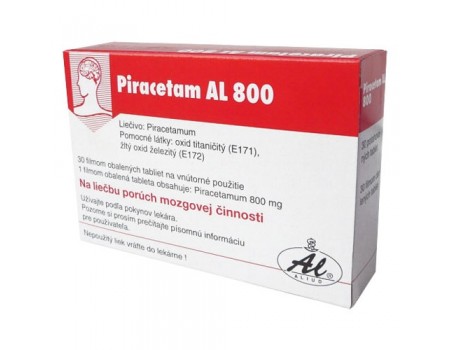 PIRACETAM AL 800 mg. 30 tablets 